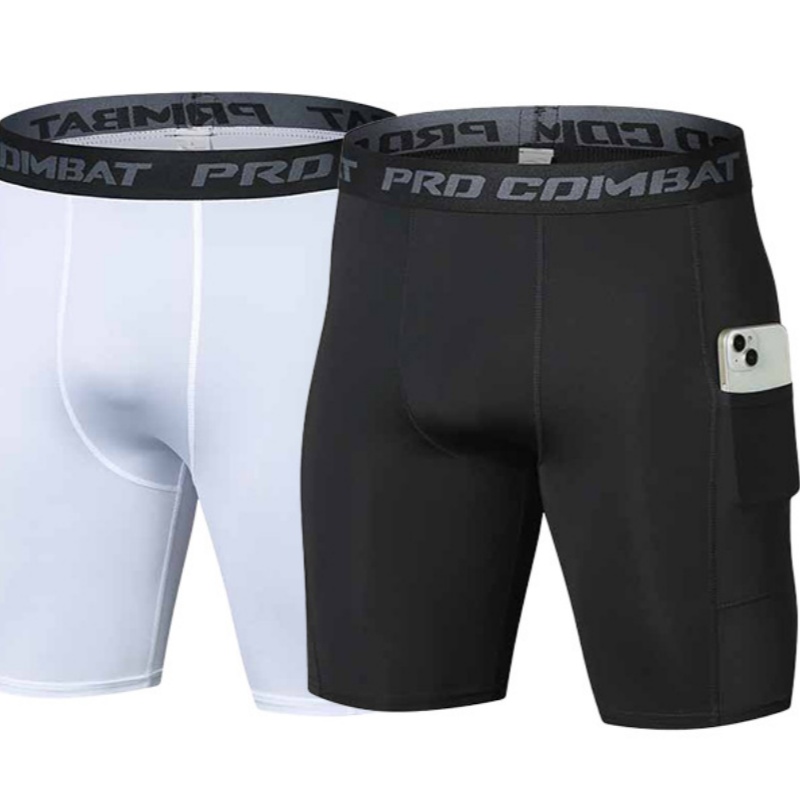 Compression Shorts Athletes - Calças de Compressão Masculinas, Leggings Esportivas,