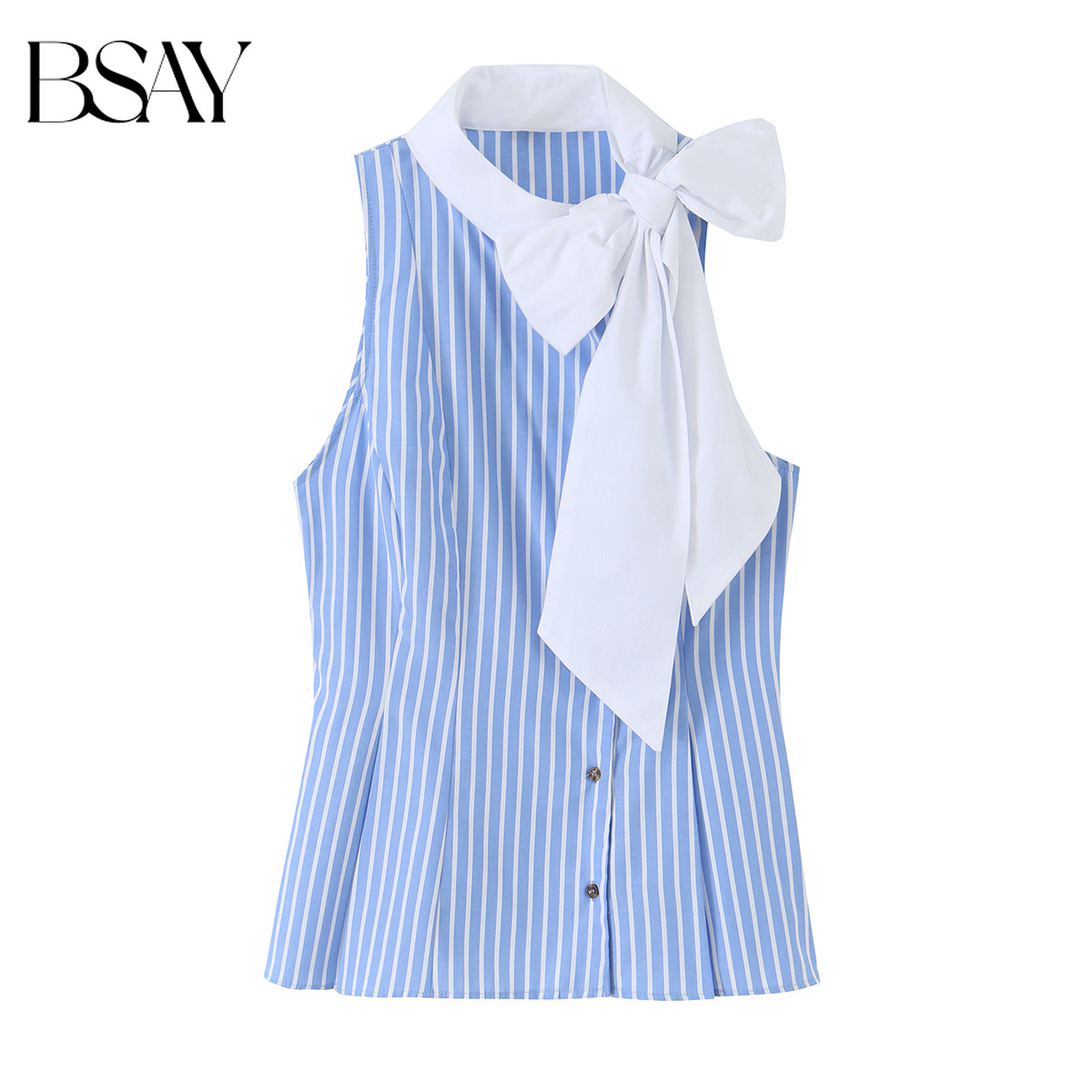 Suspender Tank Top - BSAY 2026 Blusa Feminina Regata Listrada