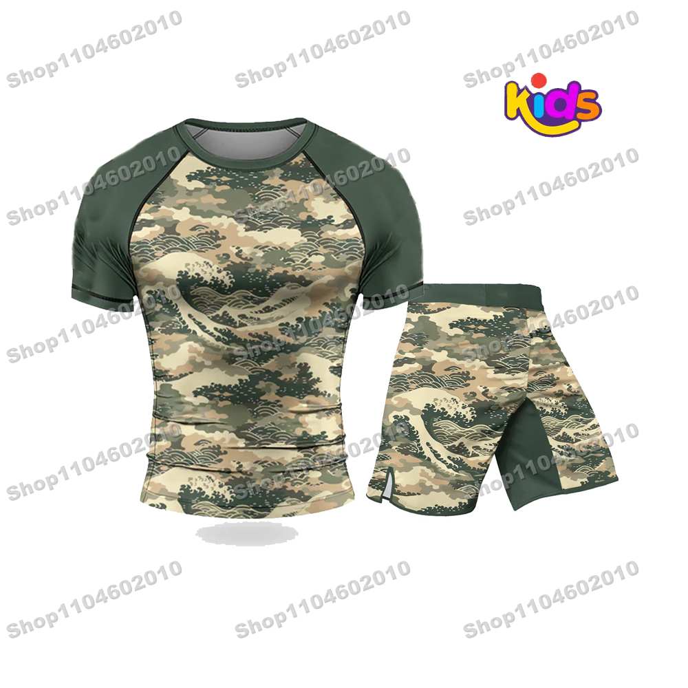 T Shirt Tight Fit - K27th anime crianças roupas de surf