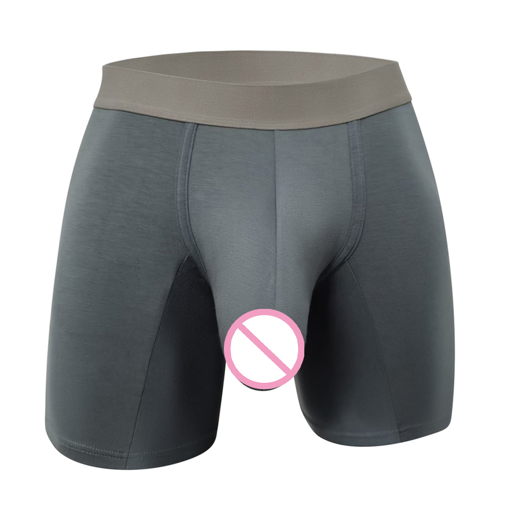 Long Leg Trunk Men - Cuecas boxer masculinas de modal, com