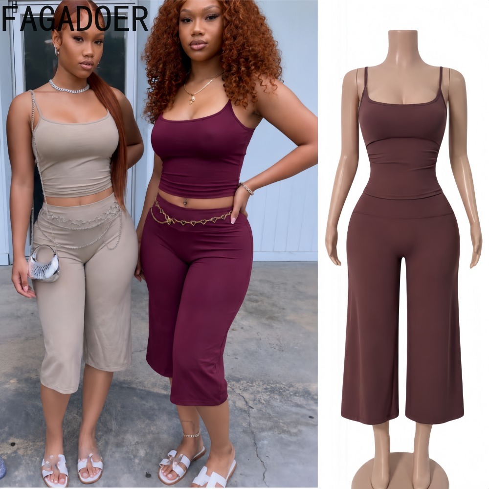 FAGADOER INS Conjunto Feminino - Suspender Tank Top avaliação e preço