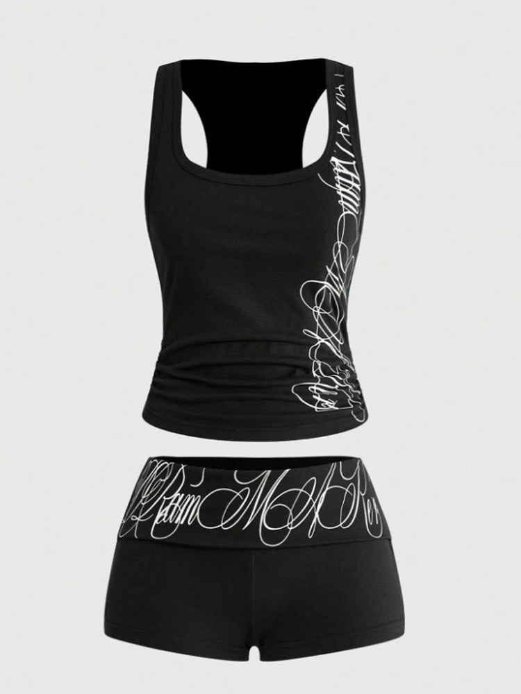 Conjunto de Roupas de Verão Fe - Suspender Tank Top avaliação e preço
